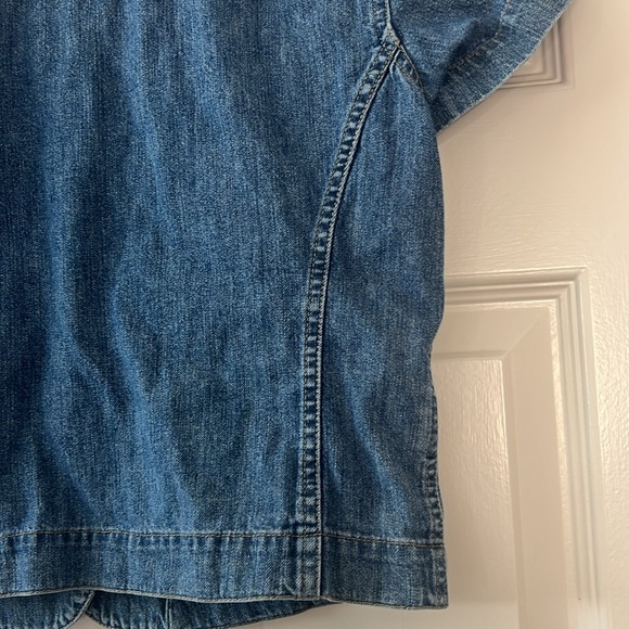 Reformation Vintage Cropped Denim Shirt - Picture 6 of 8